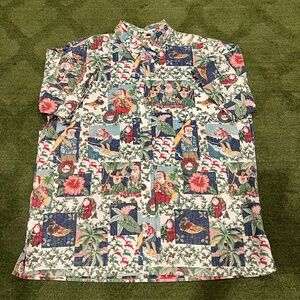Reyn Spooner Mele‎ Kalikimaka Limited Issue Hawaiian Christmas Shirt 2004 XXL